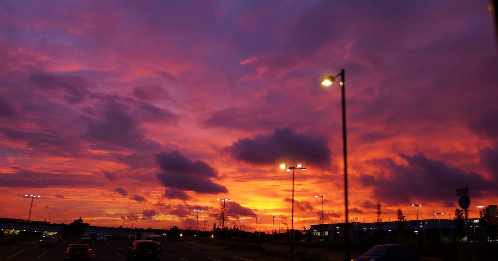 Vibrant Autumn Sunset