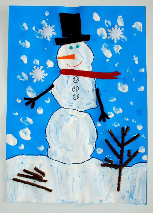 Snowman Christmas Card