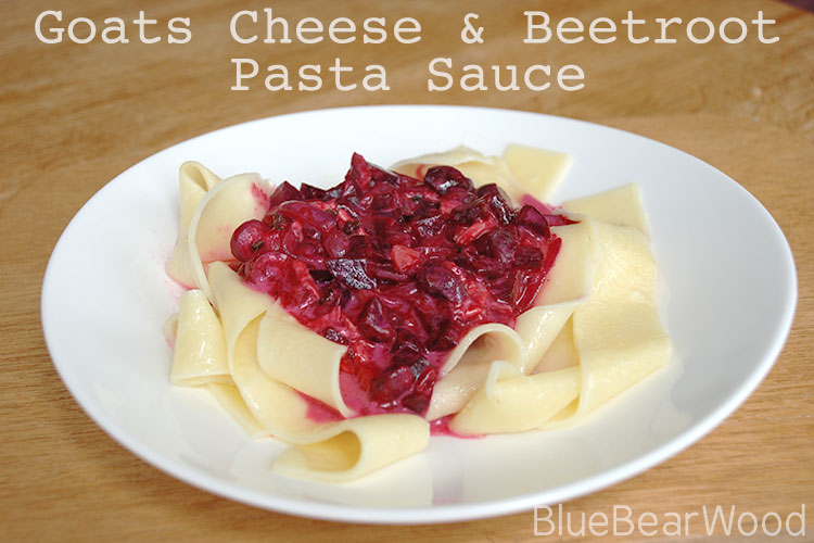 Goats Cheese And Beetroot Pasta Sauce
