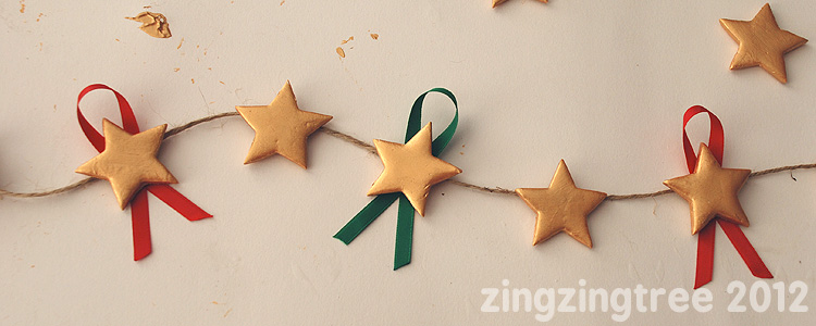 Ribbon Star Garland