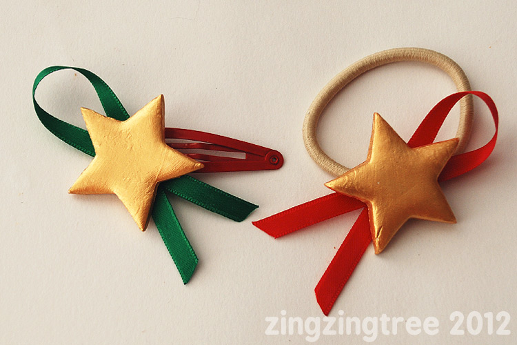 Star And Ribbon Hair Accessory