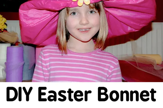 How to make a tissue paper Easter bonnet