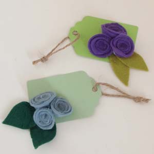 Triple flower tag