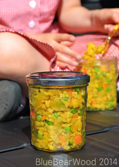 Chicken Vegetable Rice In A Jar