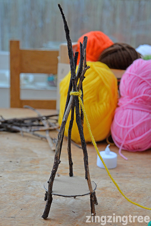 Yarn Stick Teepee