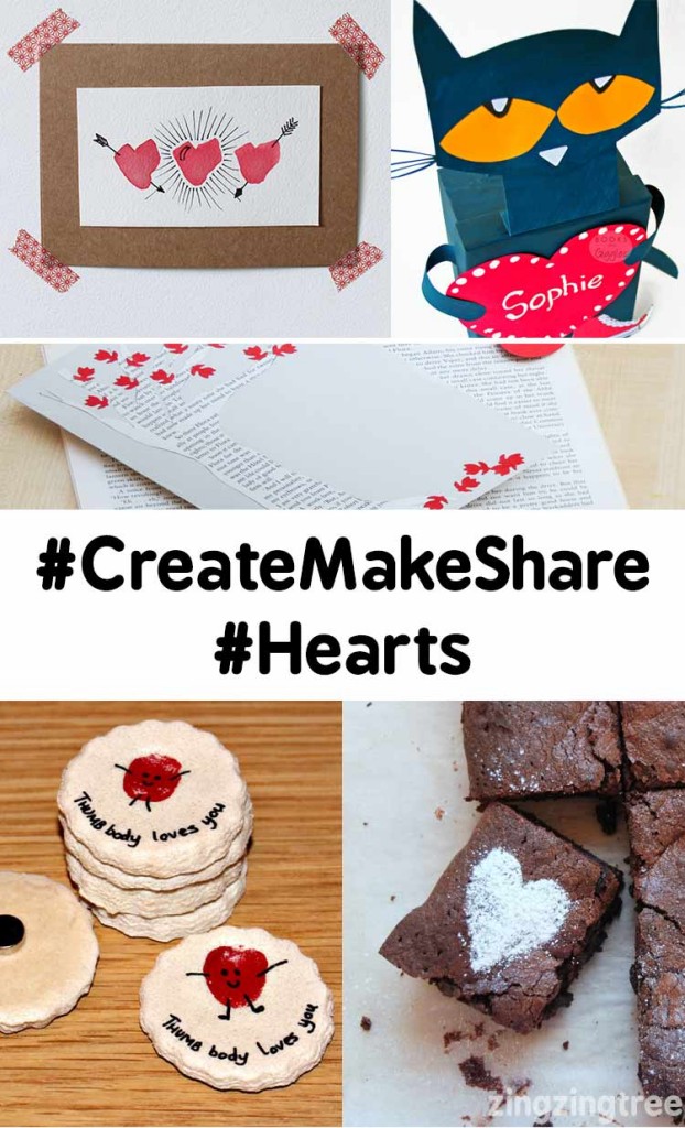 CreateMakeShare Heart Crafts