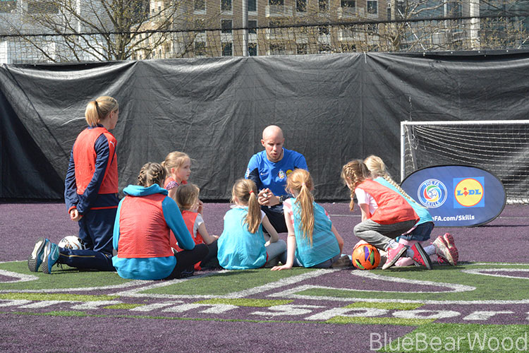 Girls Football coaching