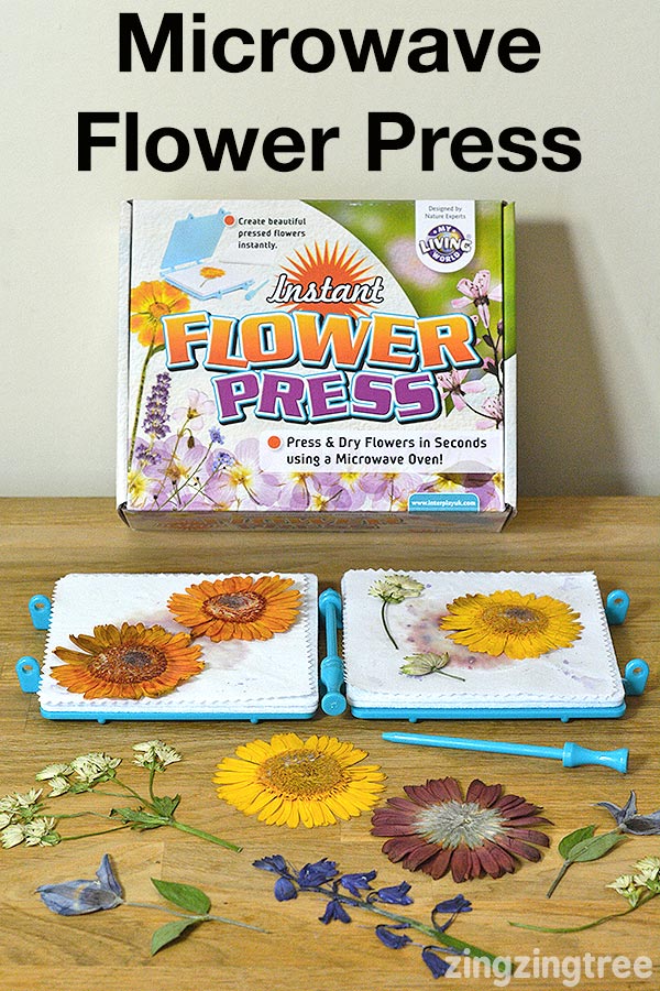 How To Use A Microwave flower press kit