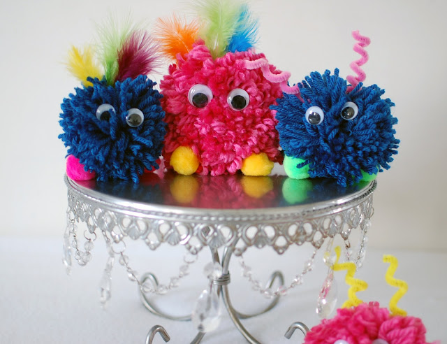Monster Crafts Made From Yarn