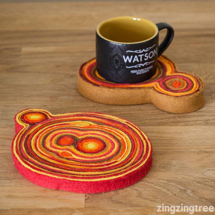 Felt Scraps Coaster