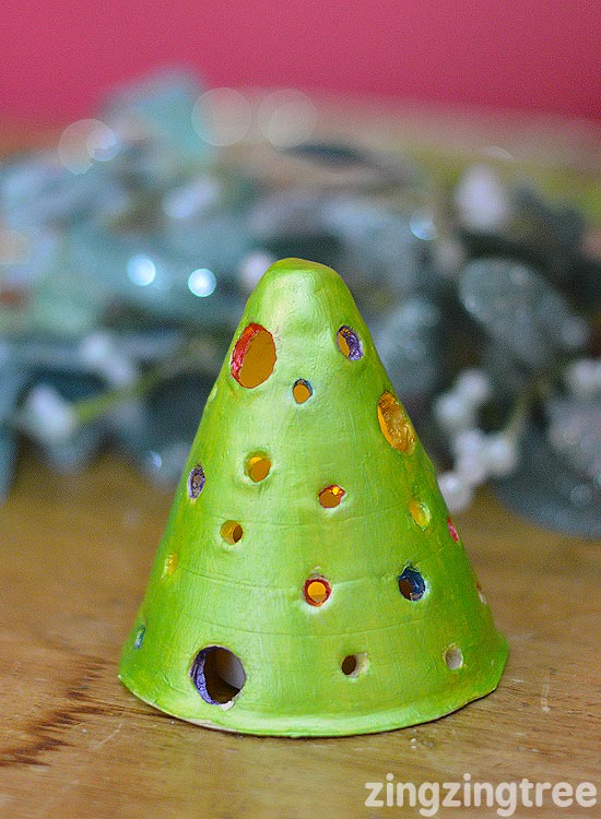 Christmas Tree Lumiere Using Pottery Cool