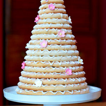 Beautiful Wheat free cake kransekake