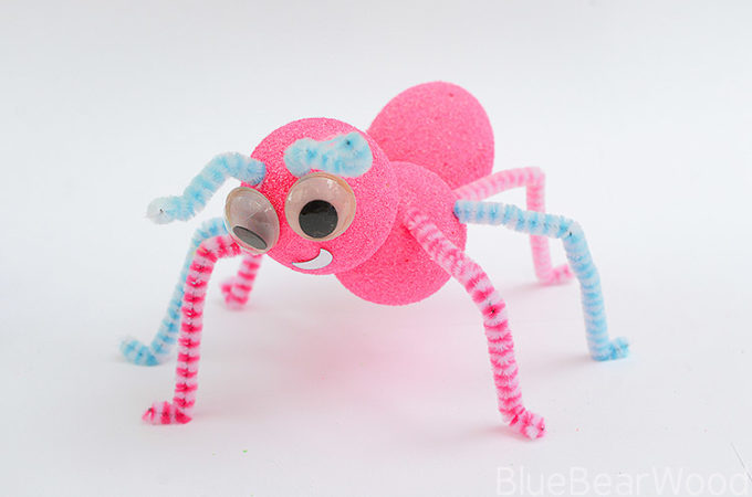 Fluorescent Pink Ant Craft
