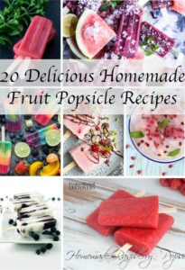 20 delicious homemade fruit popsicle