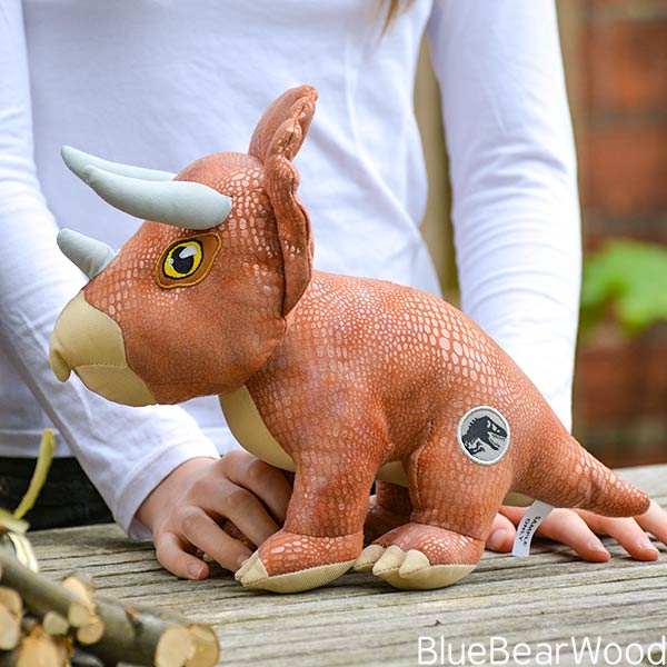 Jurassic World Fallen Kingdom Posh Paws Triceratops Soft Toy