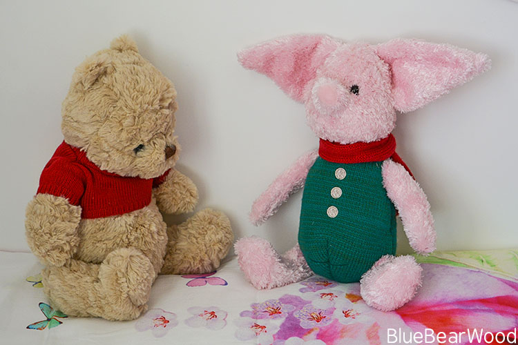 Winnie The Poo And Piglet Soft Toys