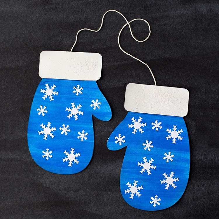 Paper Mitten Craft