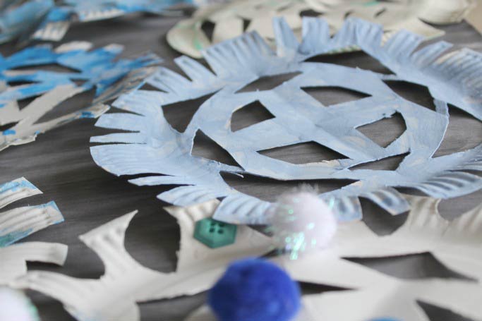 Paper Plate Snowflake