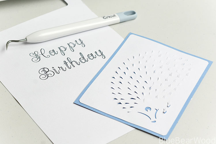 Cricut Maker Hedgehog Card