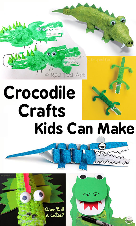 Crocodile Crafts Kids Can Make