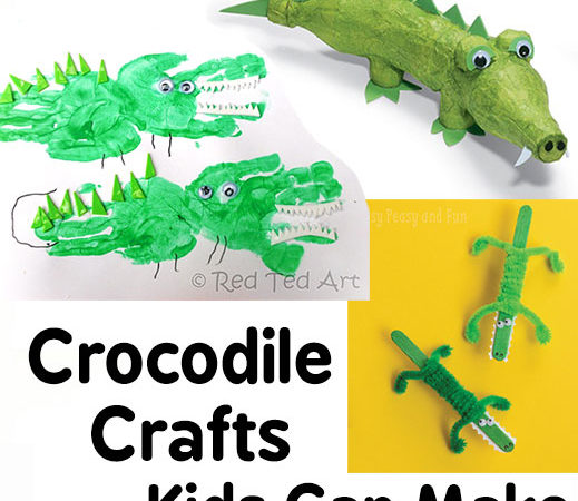 Crocodile Crafts Kids Can Make