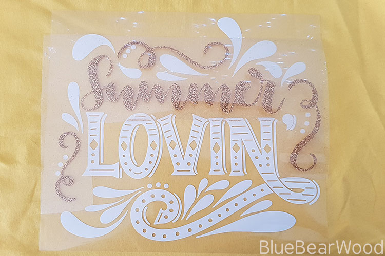 Summer Lovin T-shirt with less glitter