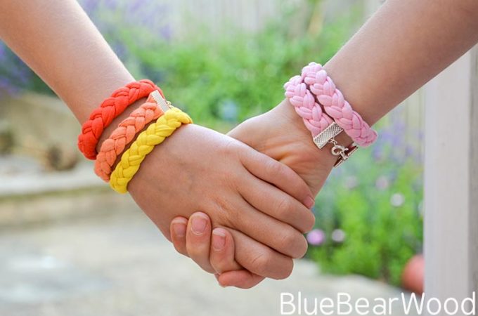 T-shirt Yarn Bracelets