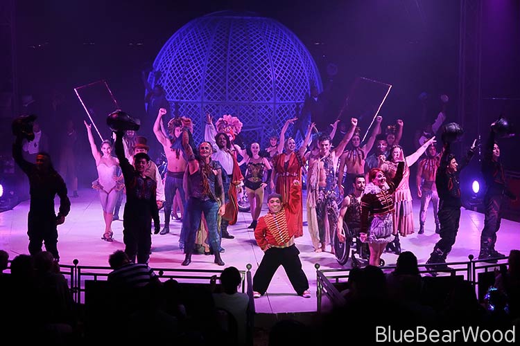 Curtain Call Of Performers At Cirque Beserk