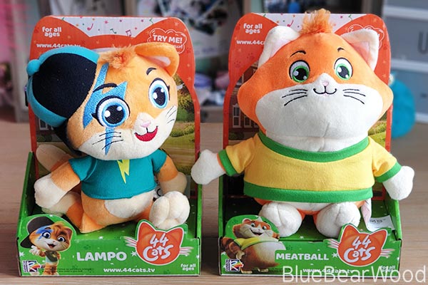 44 Cats Lampo And Meatball Musical Soft Toys