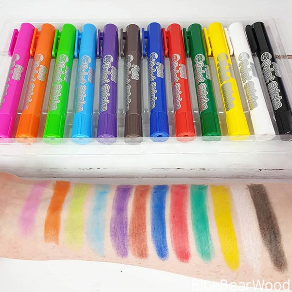 Face Paint Swatches