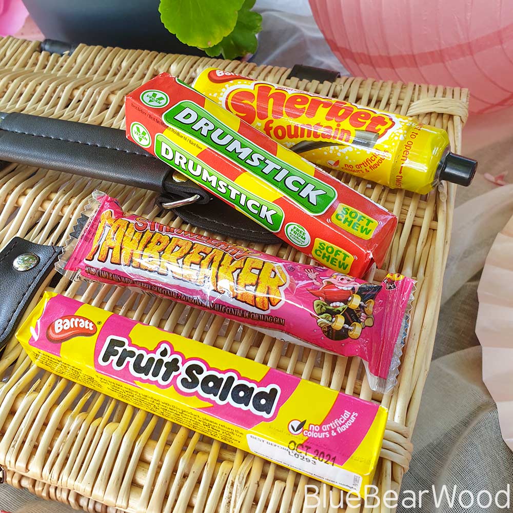 Fruit Salad Jaw Breaker Drumstick Chews Sn Sherbert Fountain Retro Sweets From The Vegetarian Sweet Hamper