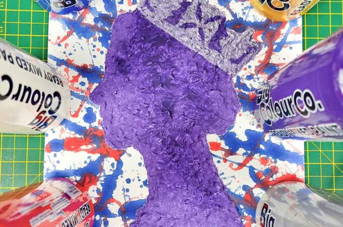 How To Make Queen Elizabeth Silhouette For A Platinum Jubilee Craft