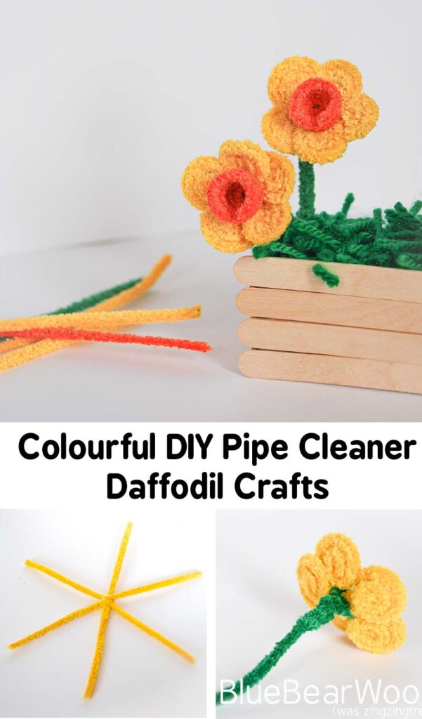 Easy Pipe Cleaner Daffodil Craft